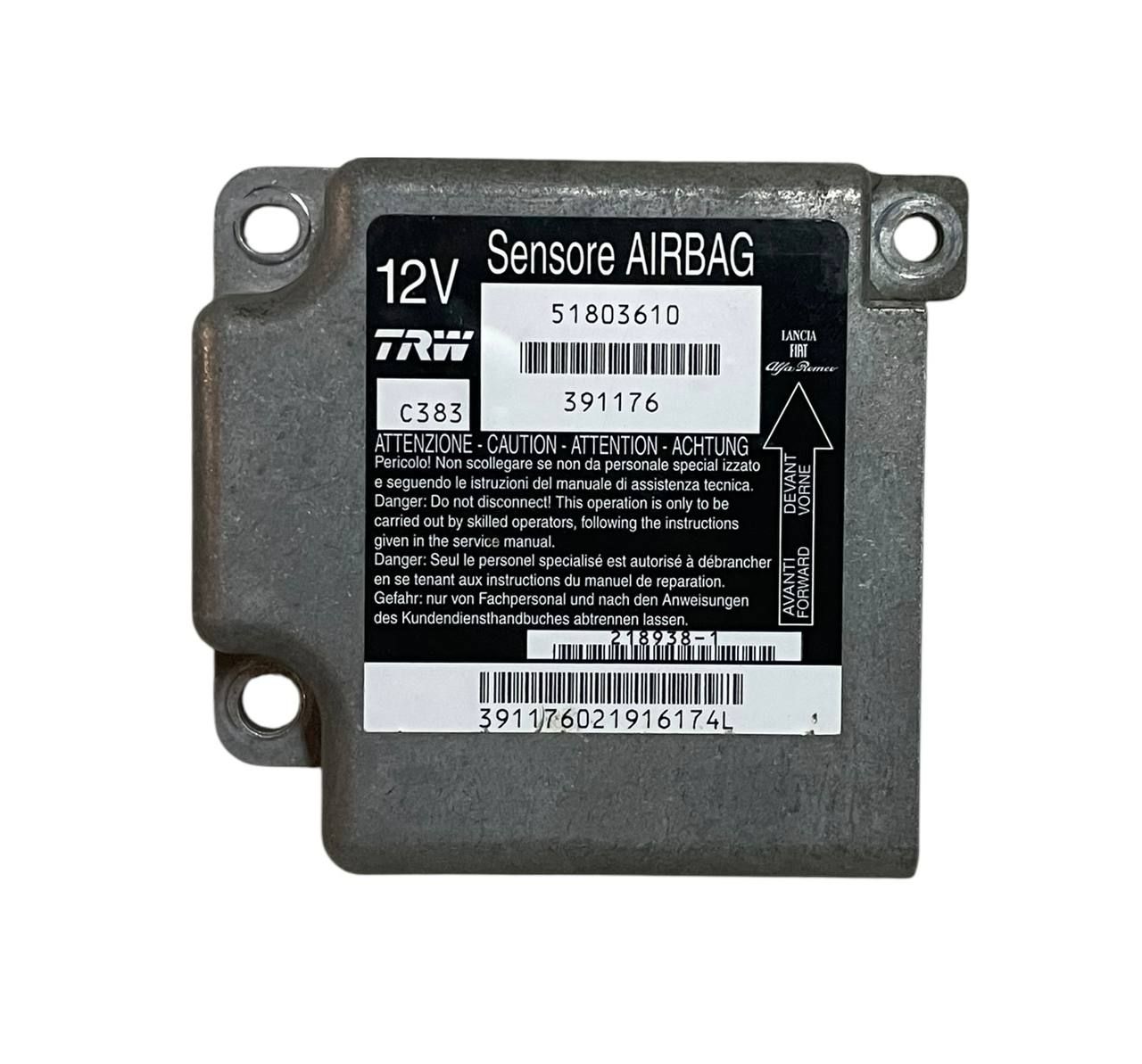 CENTRALINA AIRBAG FIAT PANDA (II) 169 2009 - 51803610