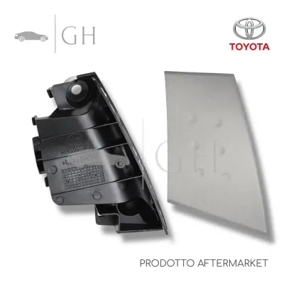 KIT 2 PZ BASE + COVER MANIGLIA INTERNA PORTA / SPORTELLO ANT DX TOYOTA AYGO (I)