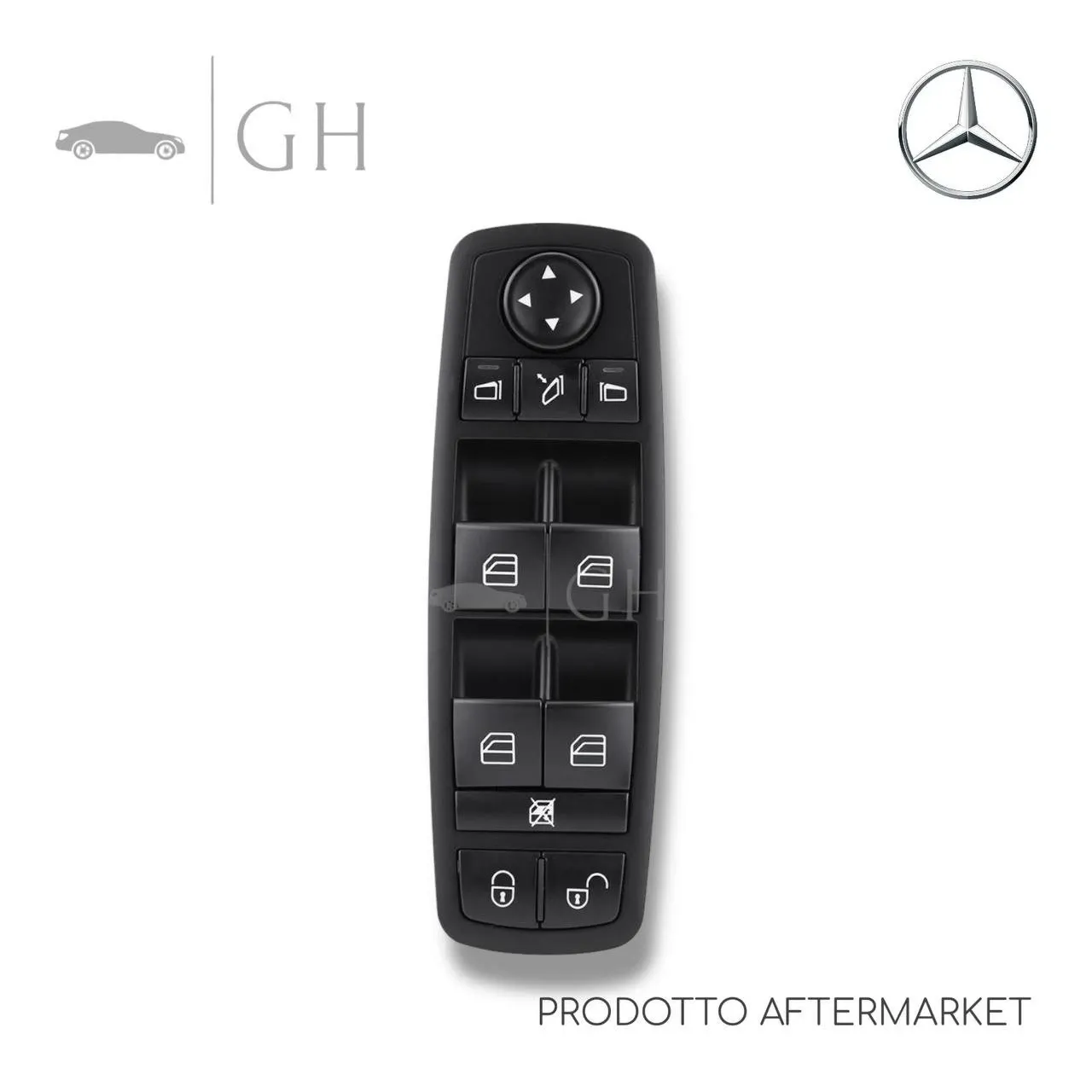 PULSANTIERA / COMANDO ALZAVETRO ANT. SX MERCEDES CLASSE A W169 - A1698206710