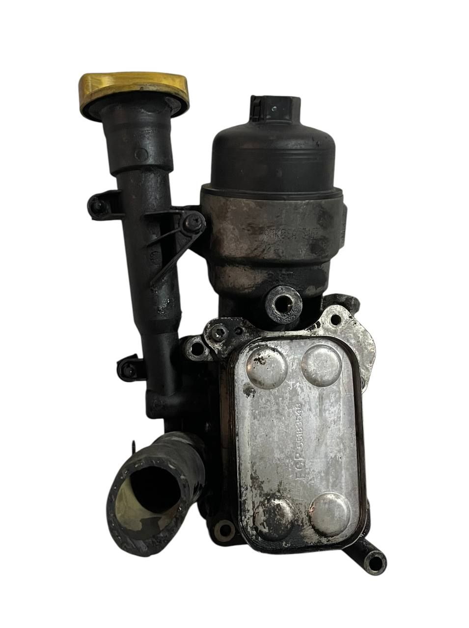 SCAMBIATORE CALORE / SCATOLA FILTRO OLIO FIAT GRANDE PUNTO 199 1.3 D MJT 2009 - 55183548