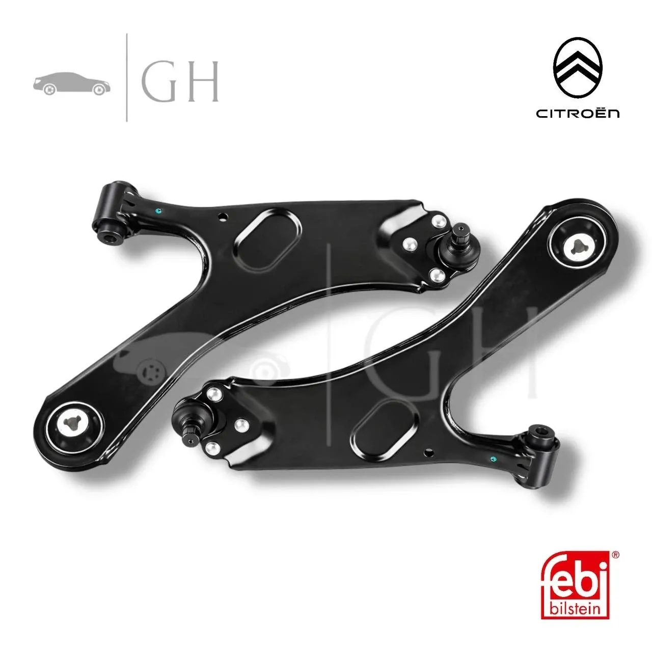 FEBI BILSTEIN - COPPIA BRACCI OSCILLANTI SOSPENSIONE ANT SX / DX CITROEN C4 III