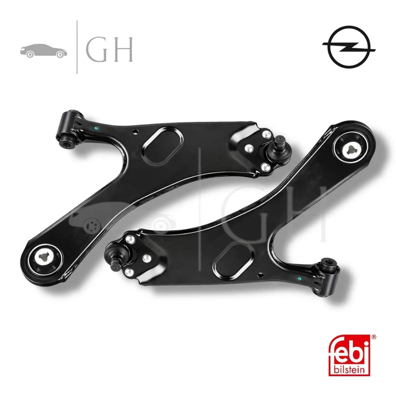 FEBI BILSTEIN - SET COPPIA BRACCI OSCILLANTI SOSPENSIONE ANT SX /DX OPEL MOKKA B