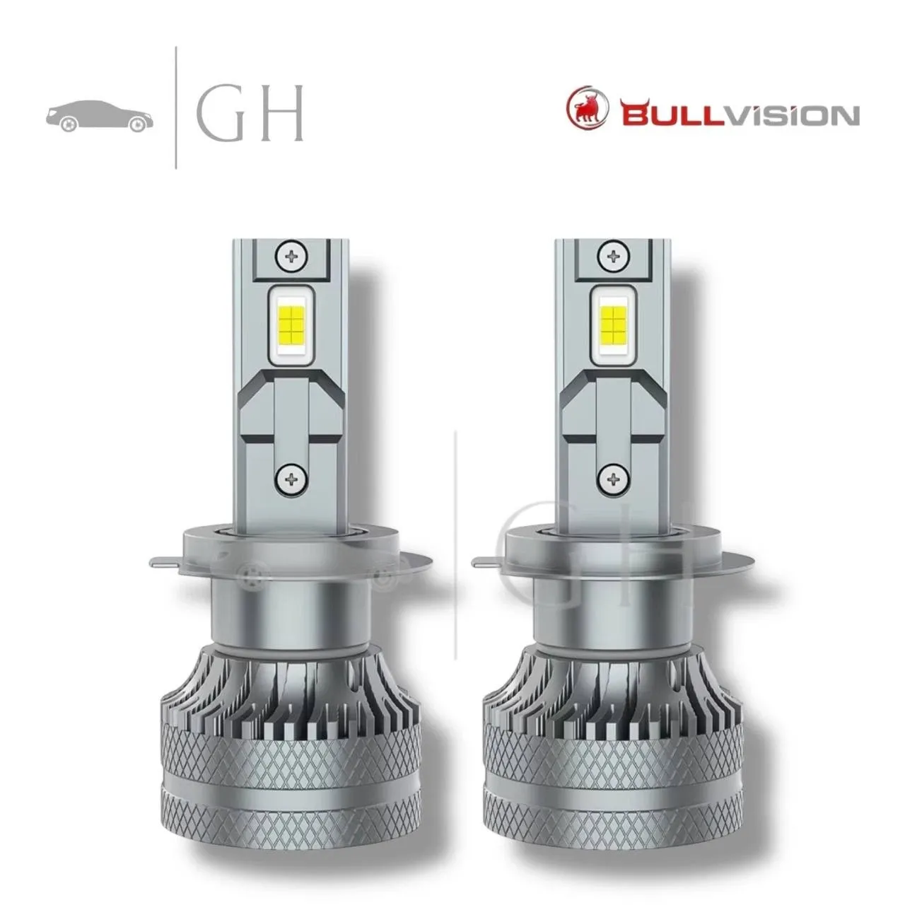 BULL VISION - KIT COPPIA LAMPADE H7 LED 6000K CAMBUS FARI / PROIETTORI AUTO MOTO