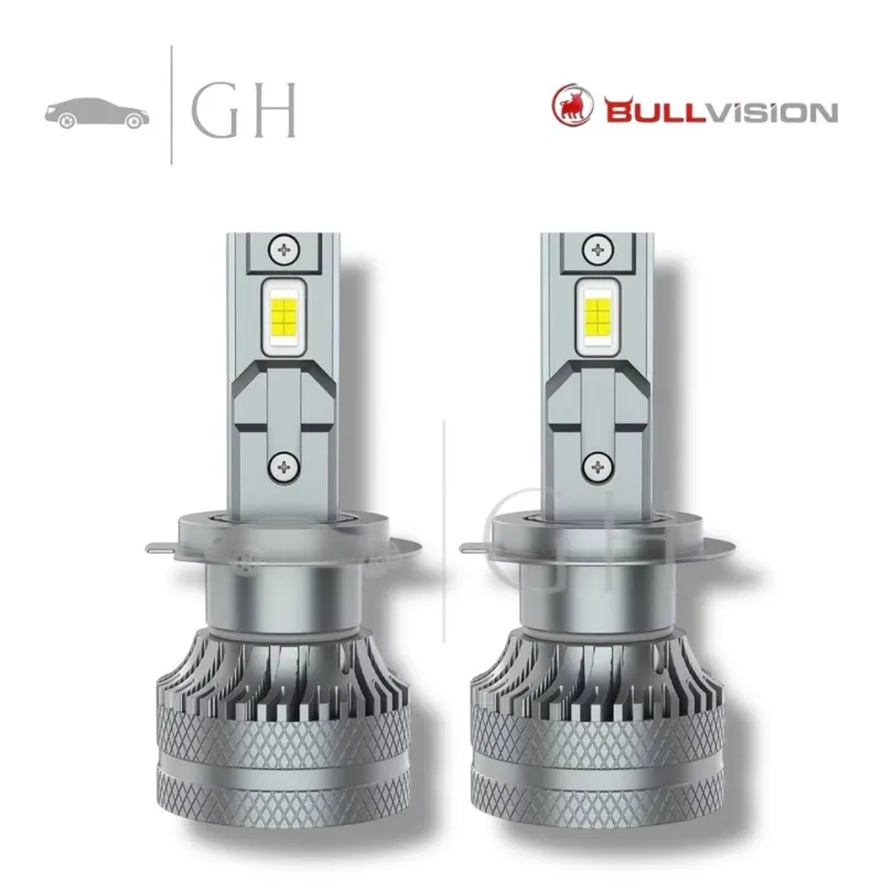 BULL VISION - KIT COPPIA LAMPADE H7 LED 6000K CAMBUS FARI / PROIETTORI AUTO MOTO