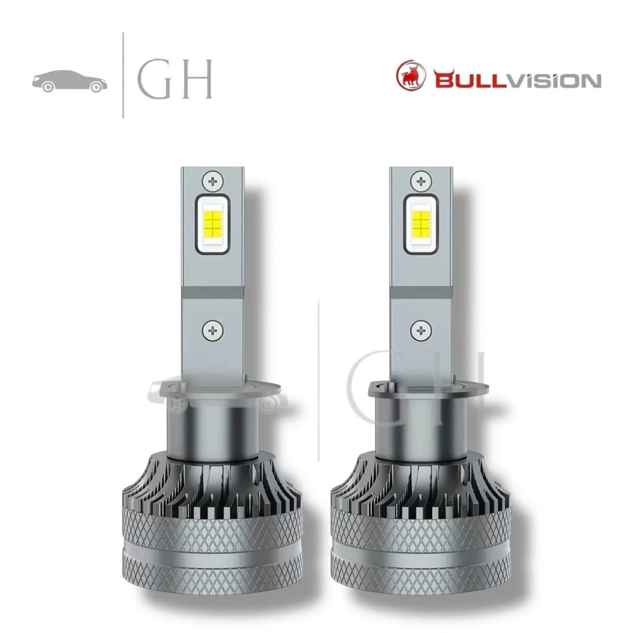 BULL VISION - KIT COPPIA LAMPADE H1 LED 6000K CAMBUS FARI / PROIETTORI AUTO MOTO