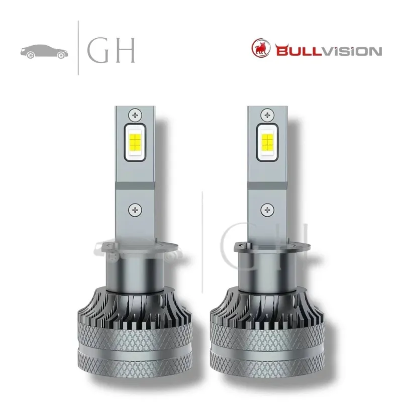 BULL VISION - KIT COPPIA LAMPADE H1 LED 6000K CAMBUS FARI / PROIETTORI AUTO MOTO