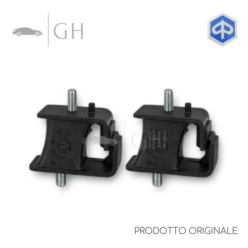 ORIGINALE - KIT 2 SUPPORTI ELASTICI MOTORE LATO SX / DX PIAGGIO PORTER 120D
