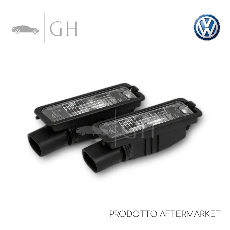 SET COPPIA LUCI TARGA POST. SX / DX VOLKSWAGEN GOLF VII - 1K8943021 / 6RD943021