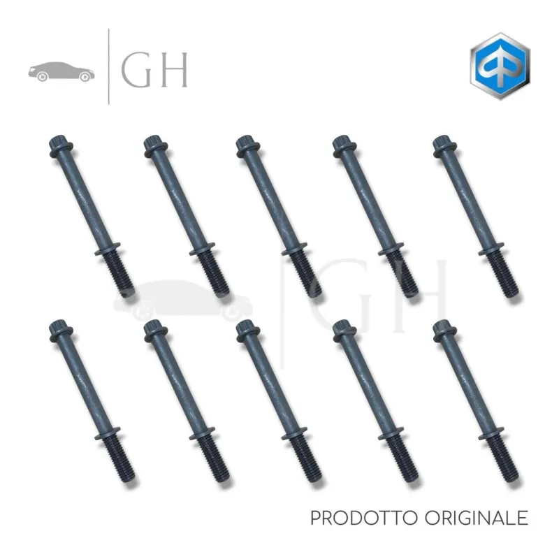 ORIGINALE - SET 10 VITI TORX M10x95 TETSATA MOTORE PIAGGIO PORTER MULTITECH E5