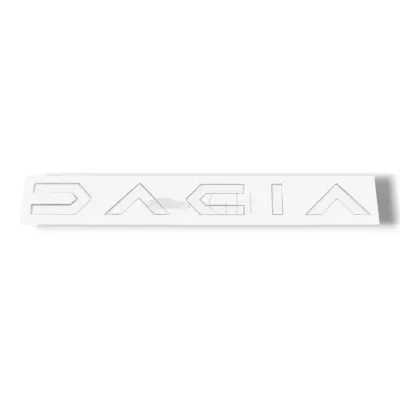 FREGIO / STEMMA / LOGO / EMBLEMA / SCRITTA 3D BIANCA DACIA SANDERO (III)