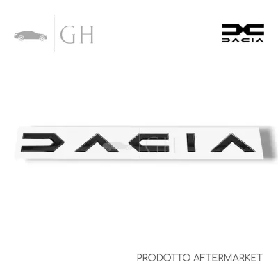 FREGIO / STEMMA / LOGO / EMBLEMA / SCRITTA 3D NERA DACIA SANDERO (III)
