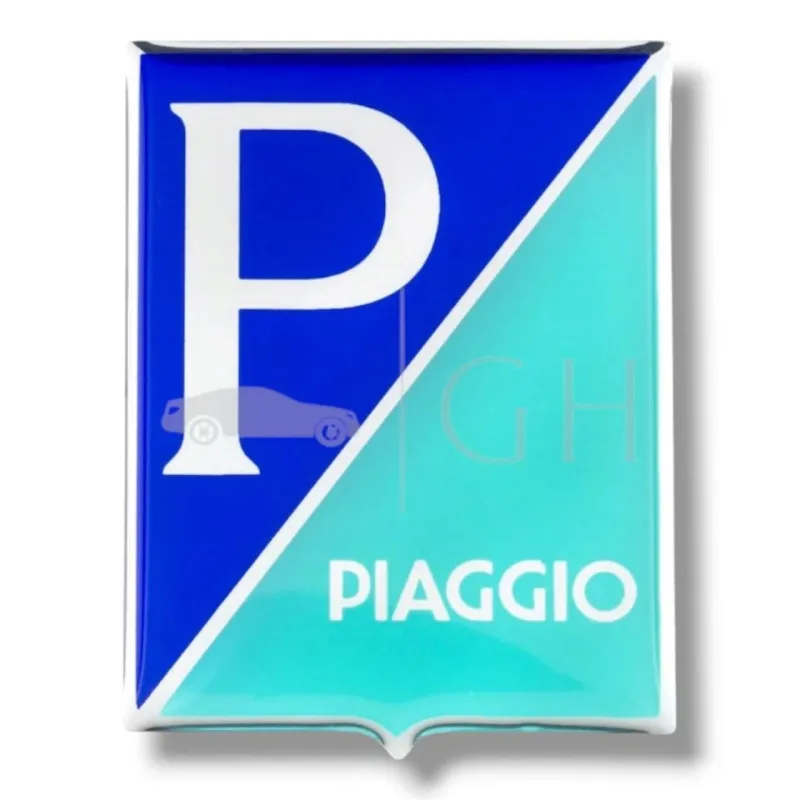 ORIGINALE - FREGIO / STEMMA / LOGO / EMBLEMA / TRAGHETTE VOLANTE /STERZO PIAGGIO