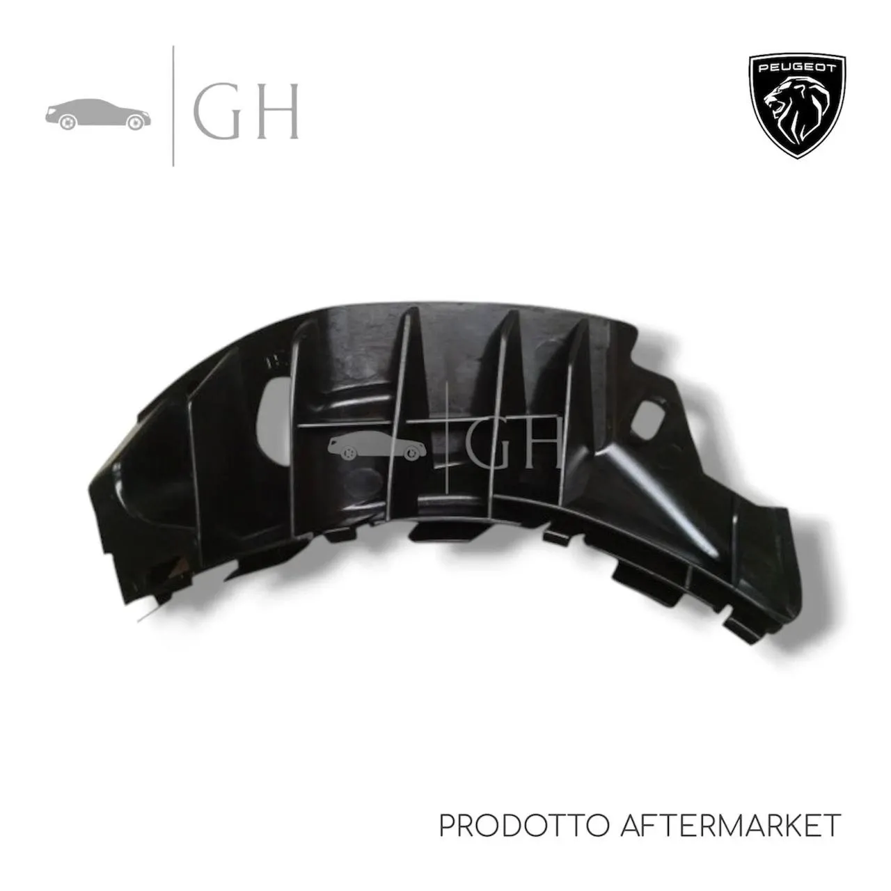 STAFFA / GUIDA / SUPPORTO LATO SX PARAURTI ANT. PEUGEOT 107 (I) - 741687