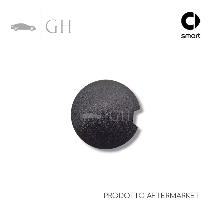 TAPPO COPRIGANCIO NERO / COPERTURA TRAINO ANT. E POST. SMART FORTWO 451