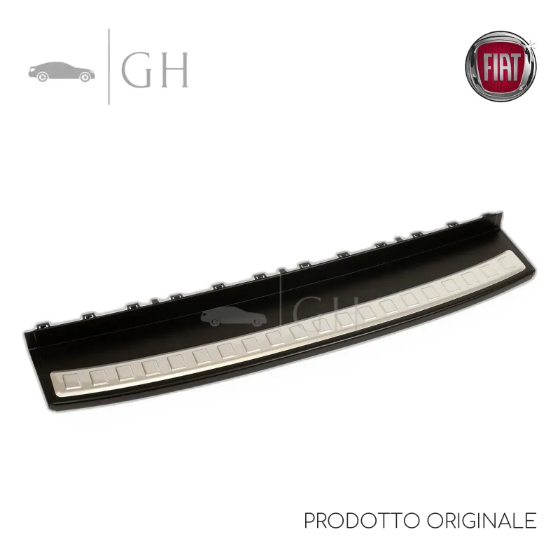 ORIGINALE - MODANATURA BATTICOFANO CROMATURA PARAURTI POST. FIAT 500L (351)
