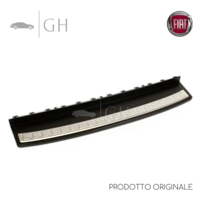 ORIGINALE - MODANATURA BATTICOFANO CROMATURA PARAURTI POST. FIAT 500L (351)