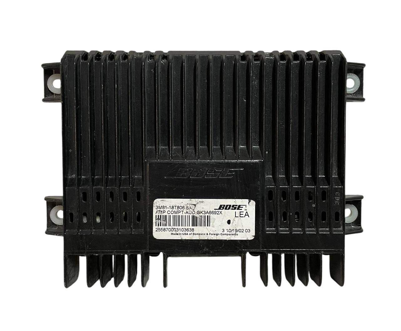 CENTRALINA / MODULO AMPLIFICATORE AUDIO / BOSE MAZDA 6 GG 2006 - 3M8118T806BA