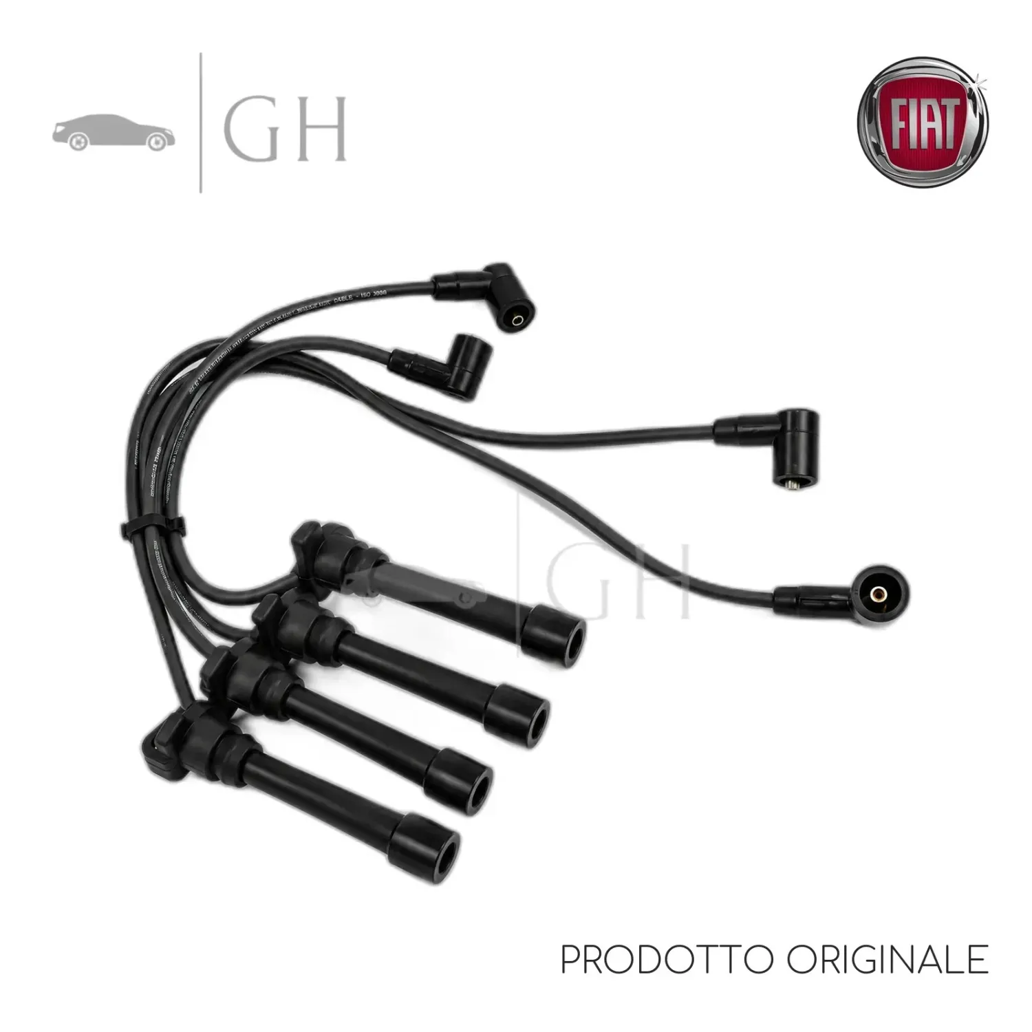 ORIGINALE - KIT 4 PZ. CAVI CANDELE ACCENSIONE FIAT PUNTO (188) 1.2 B - 71776577
