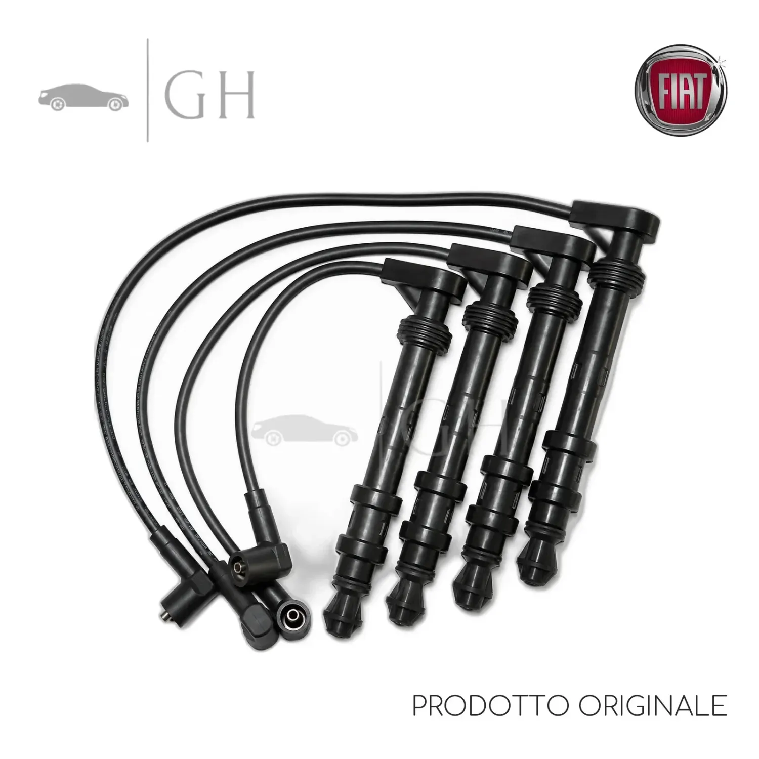 ORIGINALE - KIT 4 PZ CAVI CANDELE ACCENSIONE FIAT MULTIPLA (186) 1.6 BENZINA