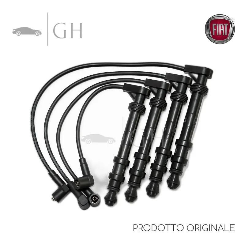 ORIGINALE - KIT 4 PZ CAVI CANDELE ACCENSIONE FIAT MULTIPLA (186) 1.6 BENZINA