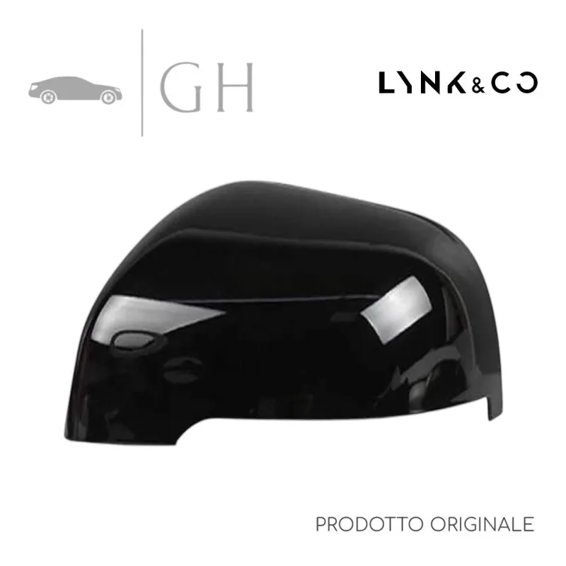 ORIGINALE - CALOTTA SPECCHIO RETROVISORE NERA ANT. SX LYNK &amp; CO 01 2018 - 8888368265