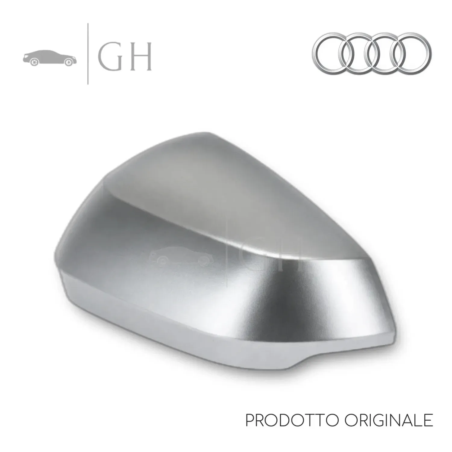 ORIGINALE - CALOTTA SPECCHIO RETROVISORE ANT. DX AUDI Q2 - 81A857527C3Q7