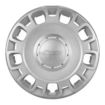 COPPA COPRIRUOTA / COPRICERCHIO / BORCHIA RUOTA FIAT 500 15" POLLICI
