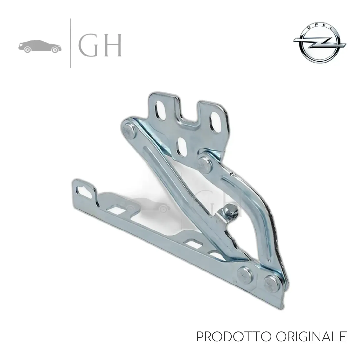ORIGINALE - CERNIERA / STAFFA COFANO ANTERIORE LATO DX OPEL CORSA D - 13311903