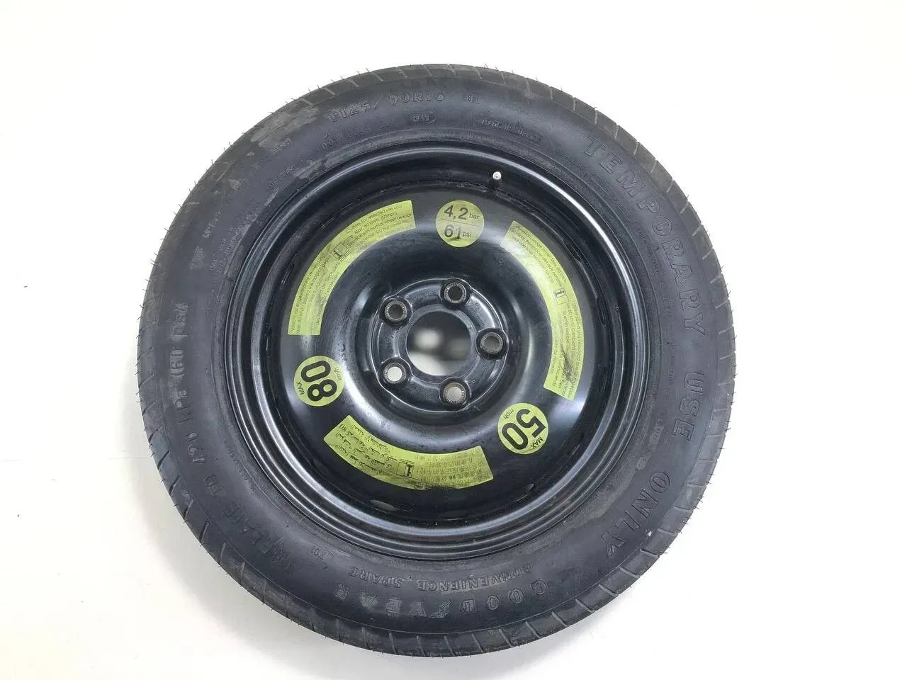 RUOTA / RUOTINO DI SCORTA (125/90R16) MERCEDES CLASSE B W245