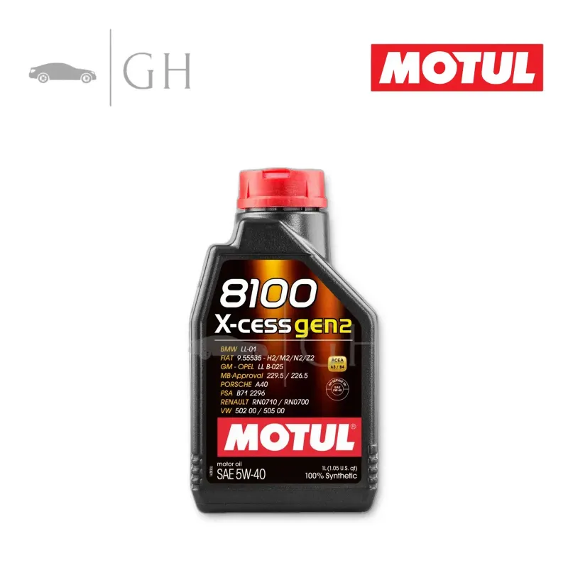 MOTUL - 1 LT /LITRO OLIO MOTORE AUTO 5W40 8100 X-CESS GEN2 - BENZINA / DIESEL