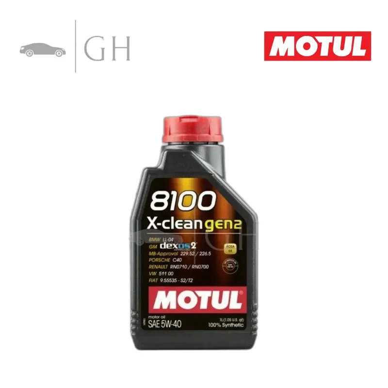 MOTUL - 1 LT /LITRO OLIO MOTORE AUTO 5W40 8100 X-CLEAN GEN2 - BENZINA / DIESEL