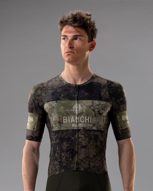 Jersey Bianchi - Gravel con Zíper