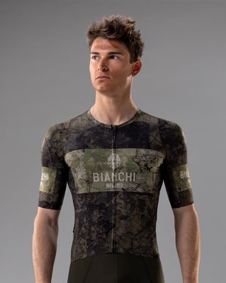 Jersey Bianchi - Gravel con Zíper