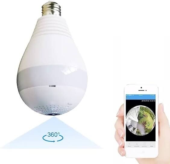 Wireless bulb camera