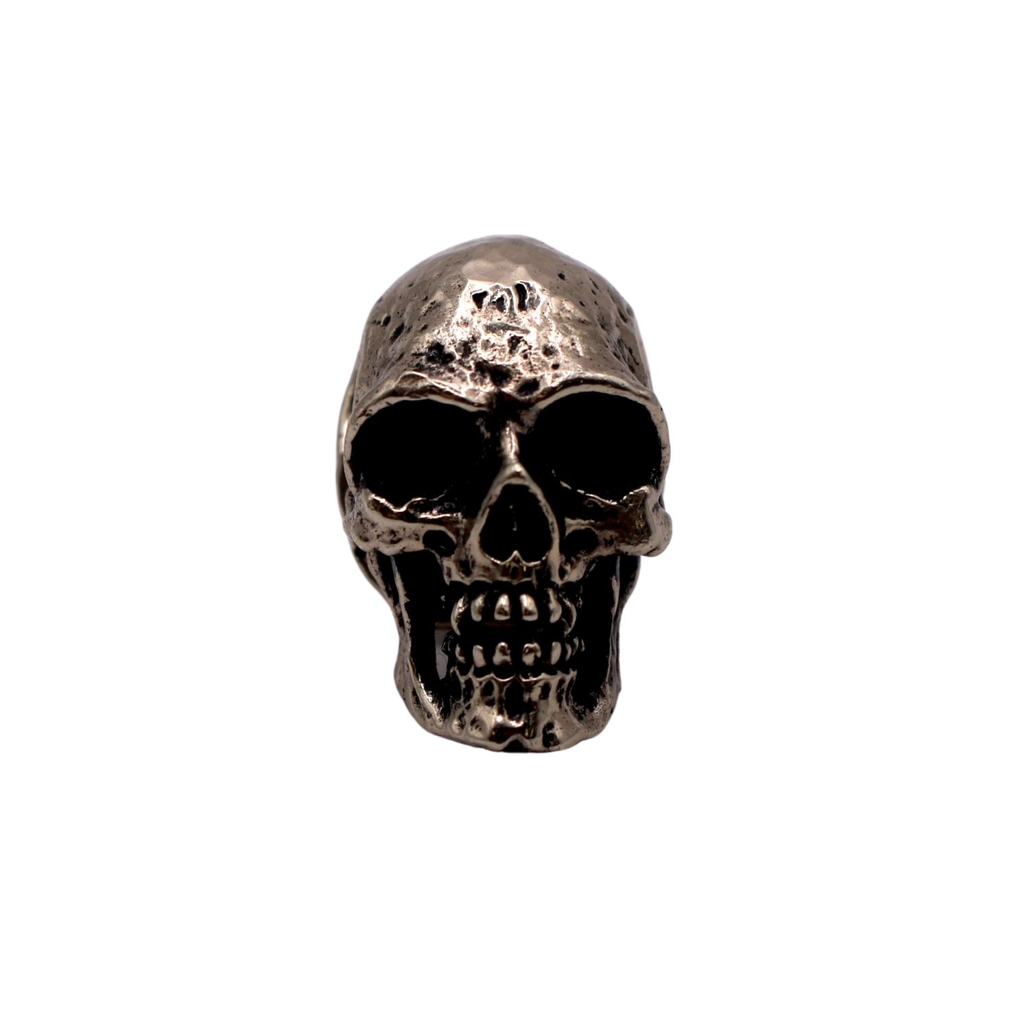 Skull keyholes white brass