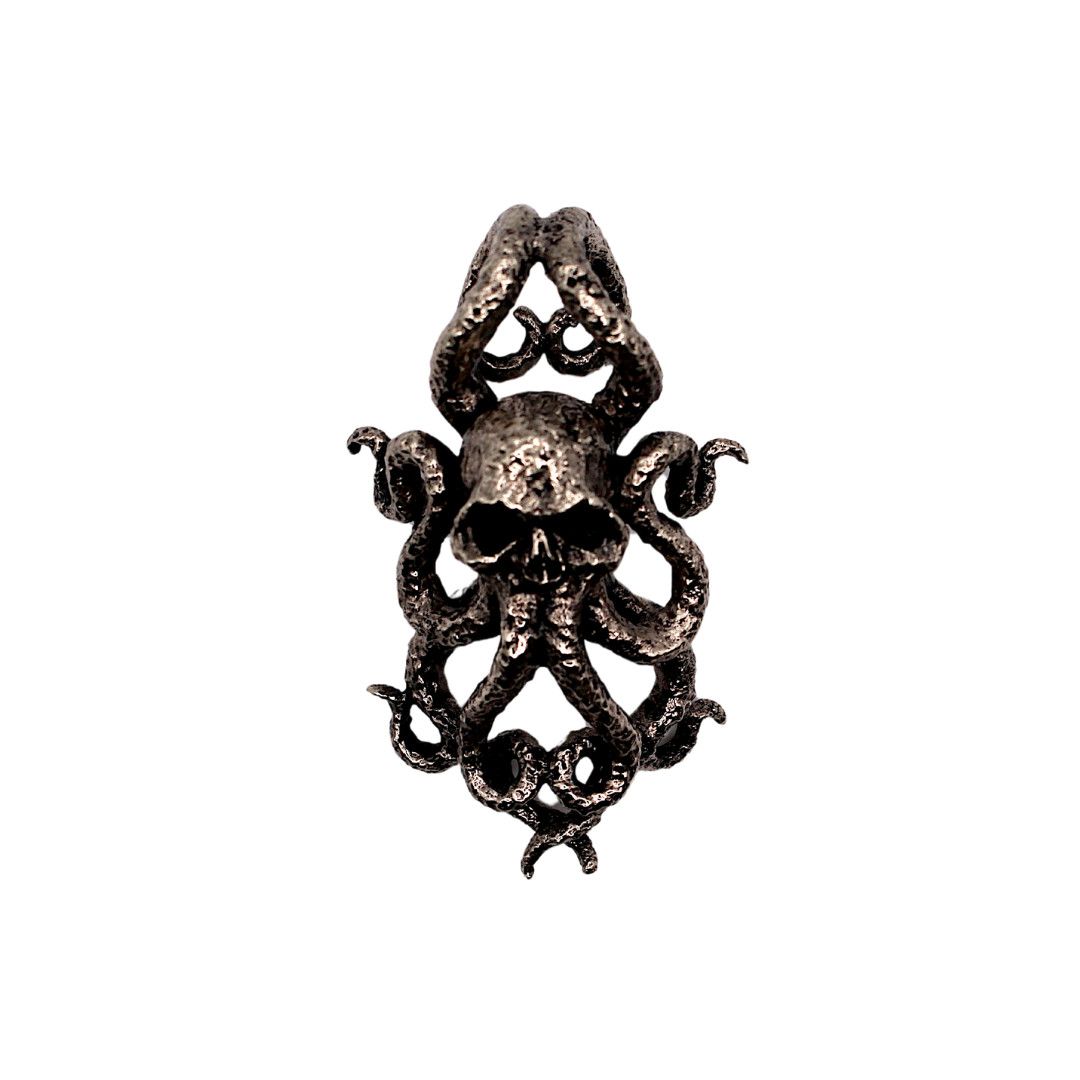 Octopus skulls White Brass