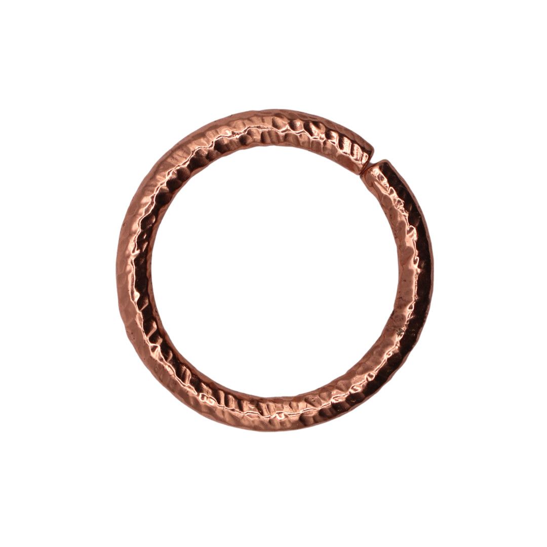Textured rings 1-1/16 Copper