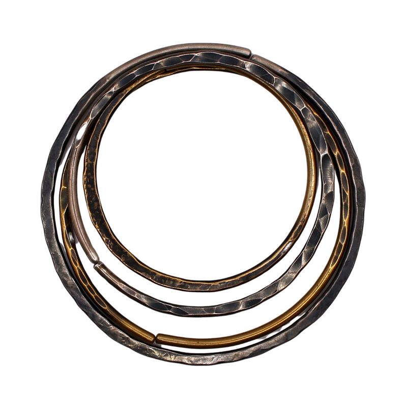 Stacking Hoop Set Mixed Metal