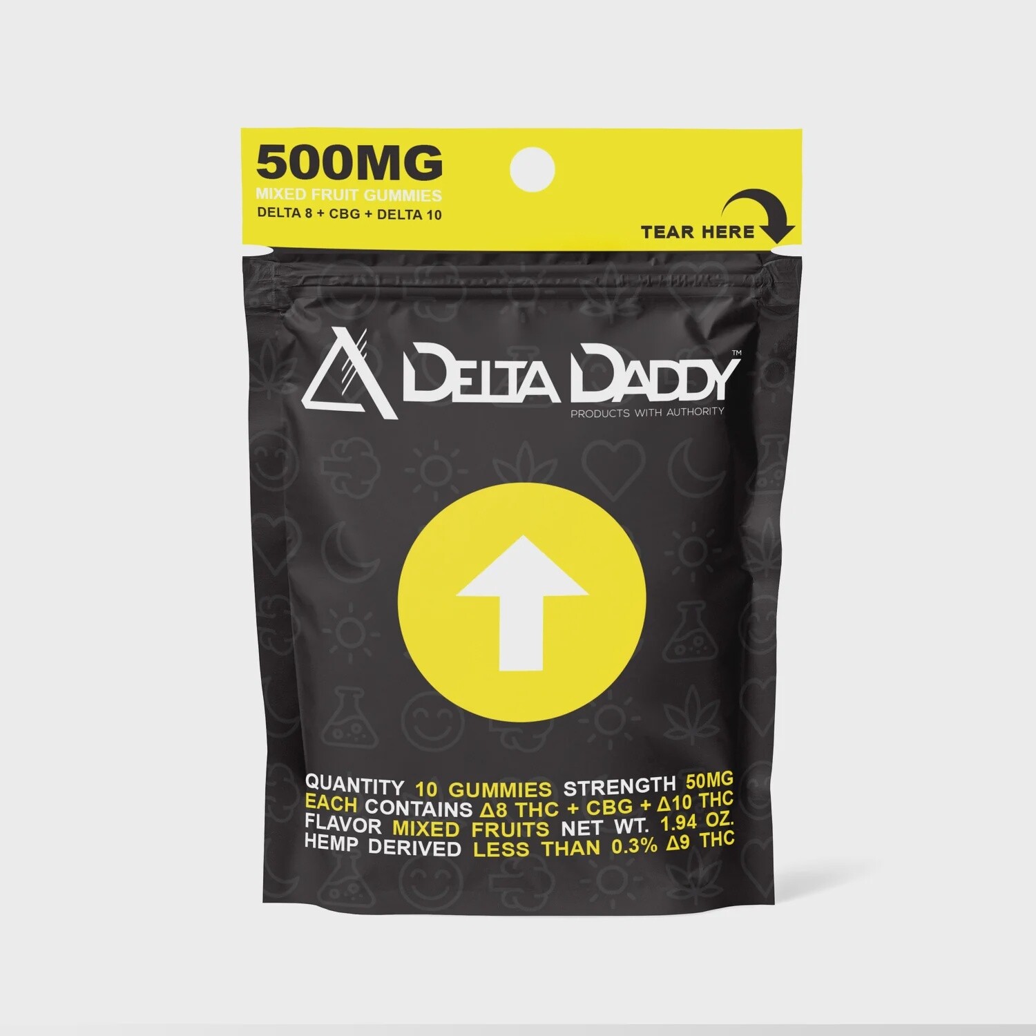 Delta Daddy &quot;Up&quot; Gummies, Size: 10ct Bag