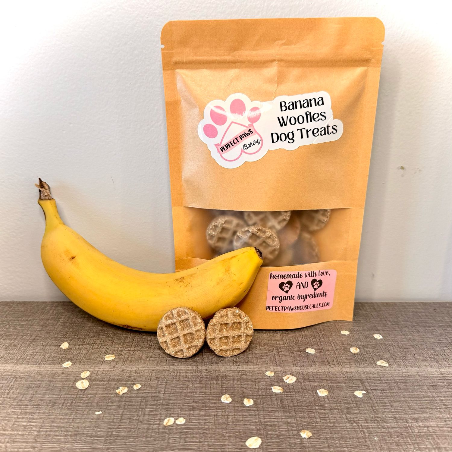 Banana Woofles Dog Treats
