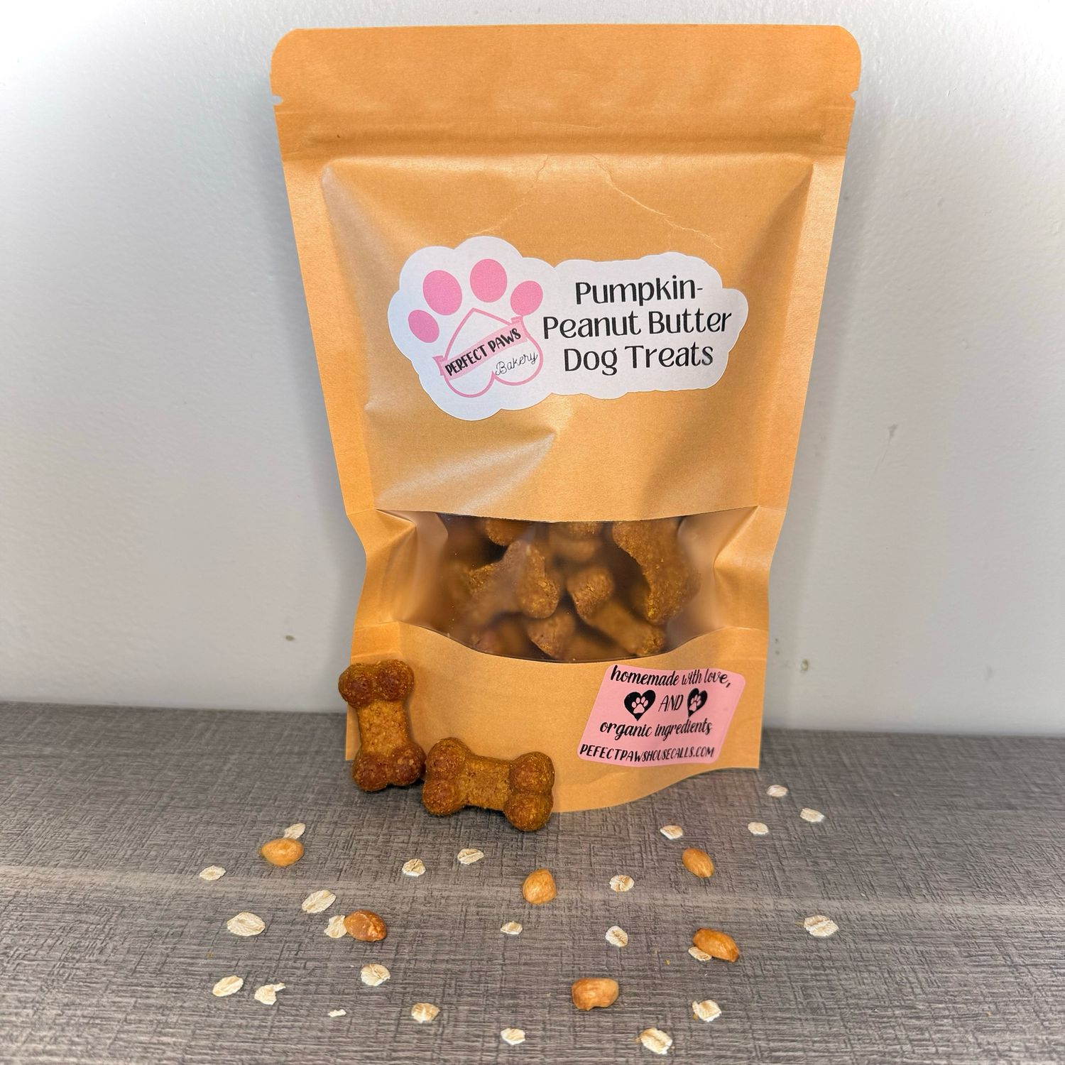 Pumpkin Peanut Butter Dog Treats