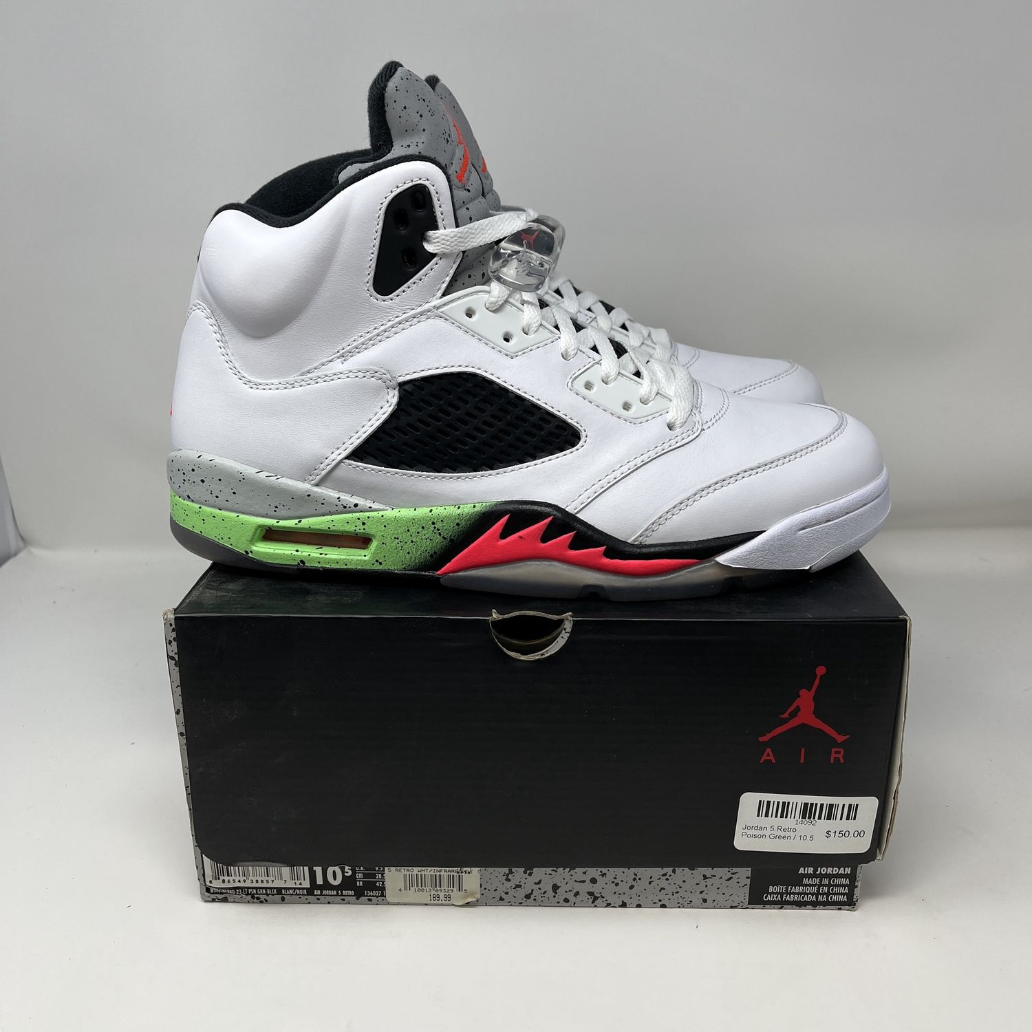 jordan retro 5 poison