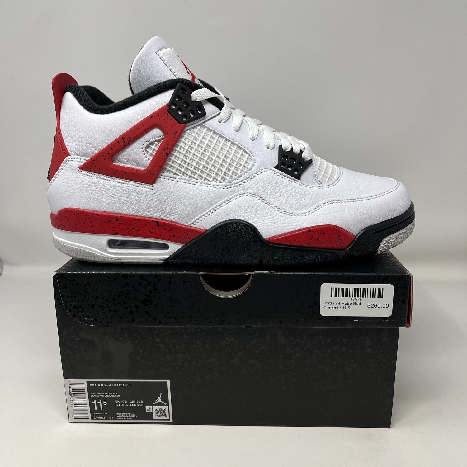 Jordan 4 Retro Red Cement