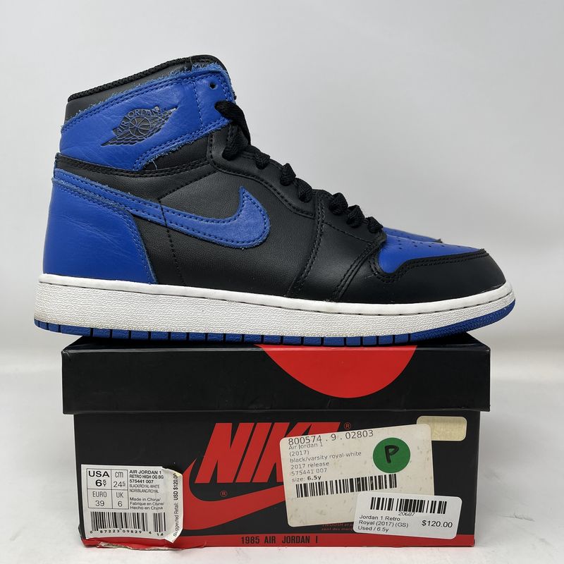 Jordan 1 Retro Royal (2017) (GS) Used