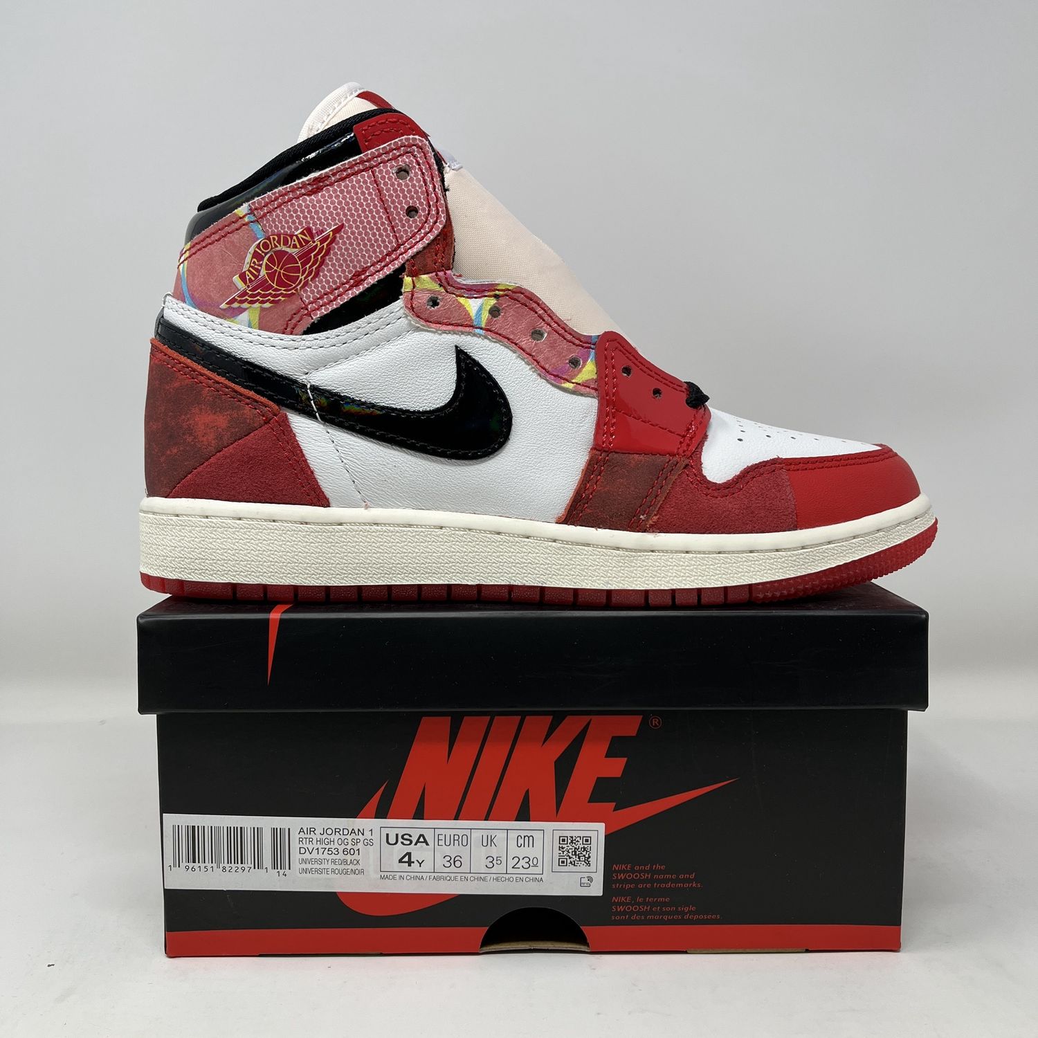 Jordan 1 Retro High OG Spider-Man Spider-Verse (GS)