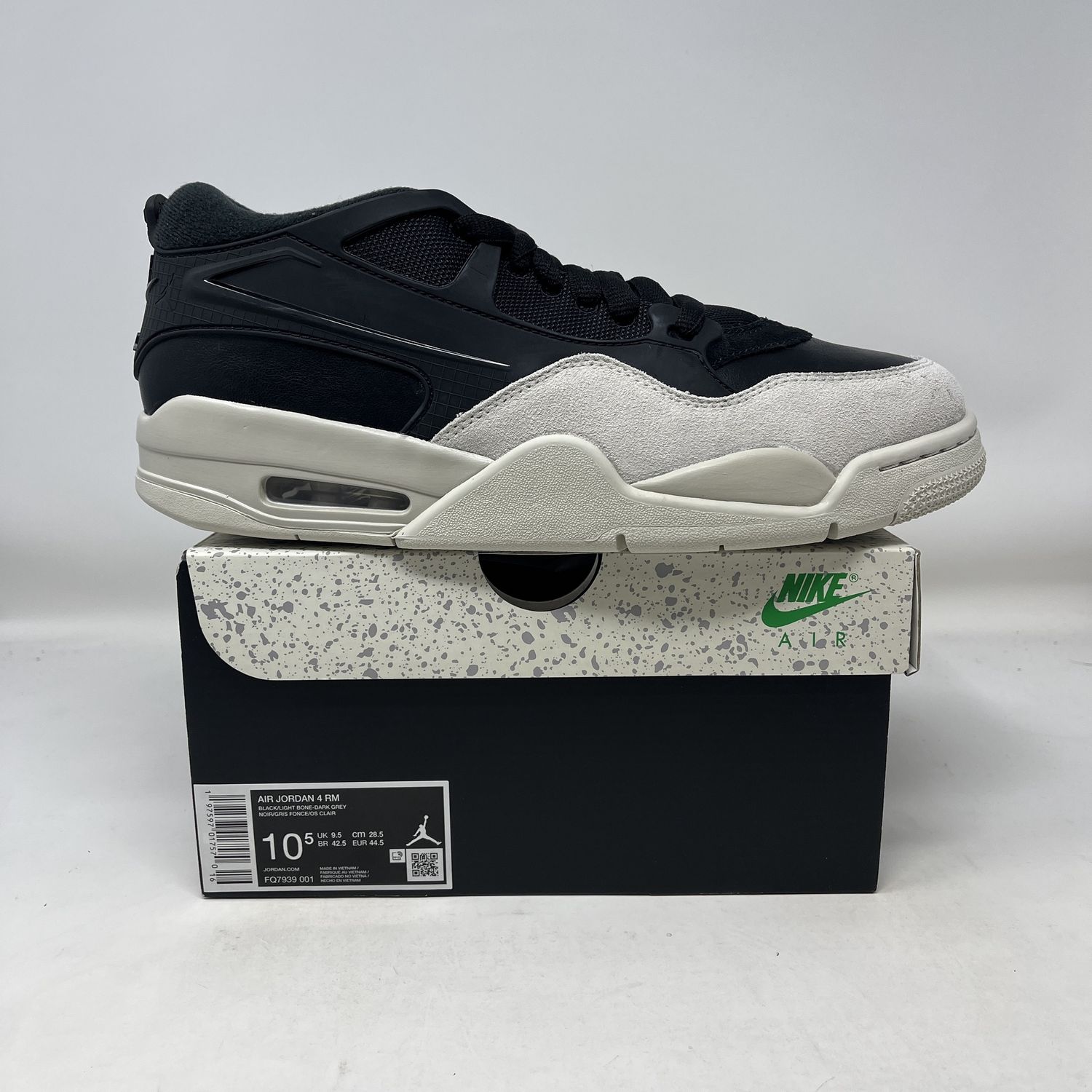 Jordan 4 RM Black Light Bone