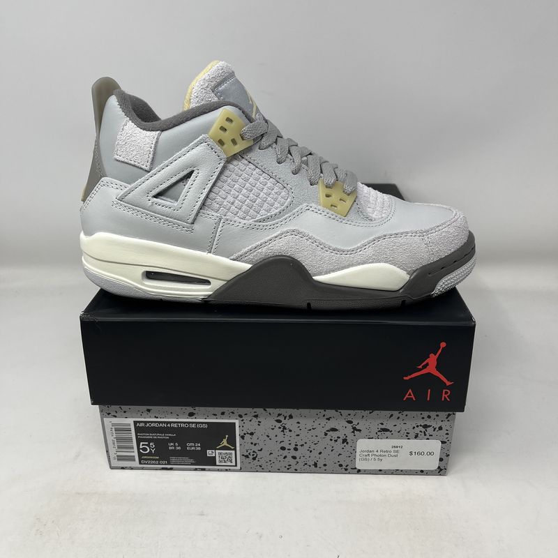 Jordan 4 Retro SE Craft Photon Dust (GS)