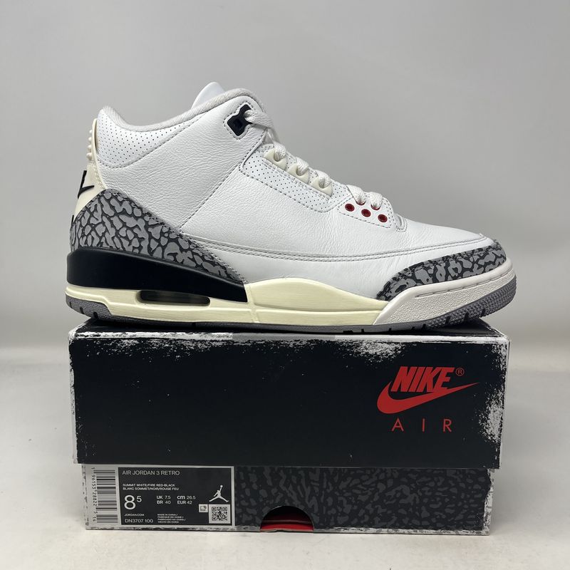 Jordan 3 Retro White Cement Reimagined Used