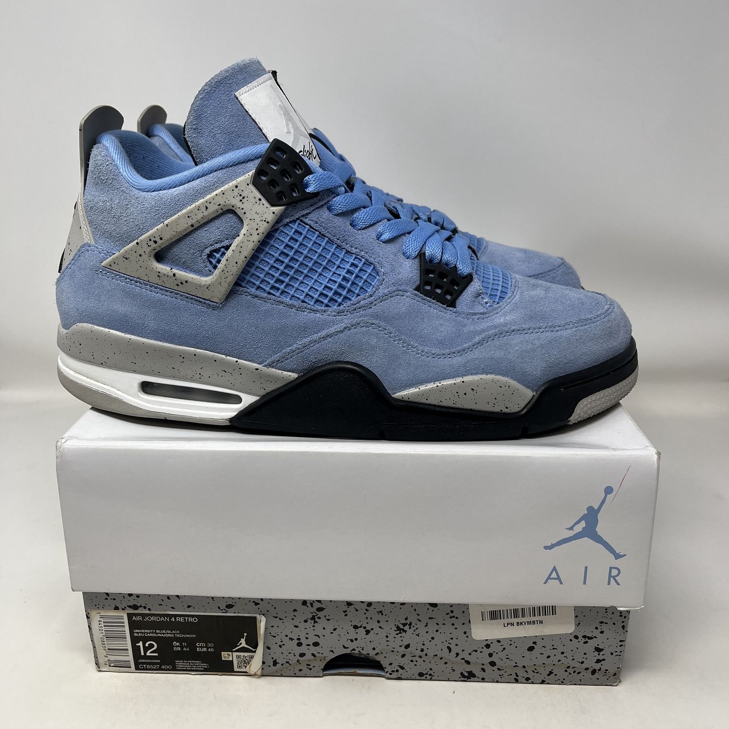 Jordan 4 Retro University Blue Used