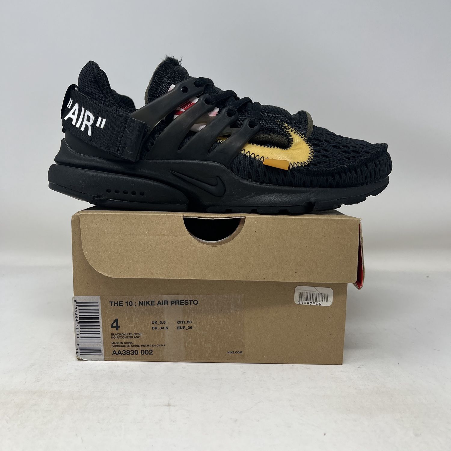 Nike Air Presto Off-White Black (2018) Used
